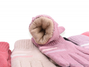 Рукавички дитячі 6115 (подвійні) mix Henu мікс  оптом от Optomarket