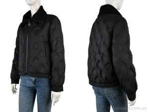 Куртка жіночі 6137-1 black FineBabyCat чорний  оптом от Optomarket