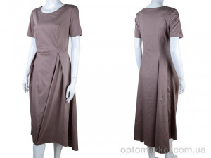 Сукня жіночі 61622 brown Vande Grouff коричневий  оптом от Optomarket