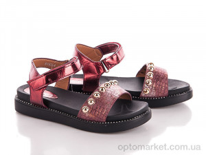 Купить Босоніжки дитячі 6163-4 С.Луч бордовий
