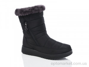 Купить Дутики жіночі 618 Minghong чорний