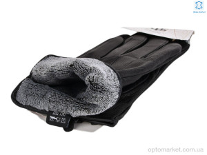 Рукавички чоловічі 62-4 black олень Paidi чорний  оптом от Optomarket