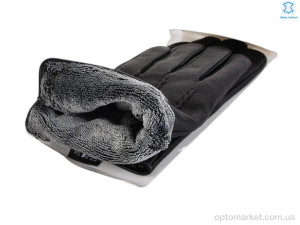 Рукавички чоловічі 62-6 black олень Paidi чорний  оптом от Optomarket