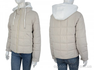 Куртка жіночі 6211-1 beige TurnHug бежевий  оптом от Optomarket