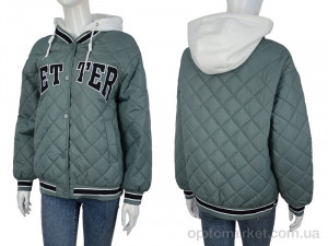 Куртка жіночі 6218 grey TurnHug сірий  оптом от Optomarket