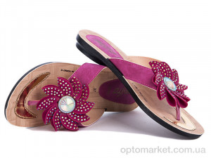 Купить Шльопанці жіночі 6218 малиновый Selena