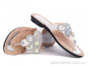 Купить Шльопанці жіночі 6232 белый Selena