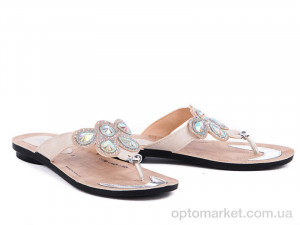 Купить Шльопанці жіночі 6232 бежевый Selena