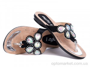 Купить Шльопанці жіночі 6232 черный Selena