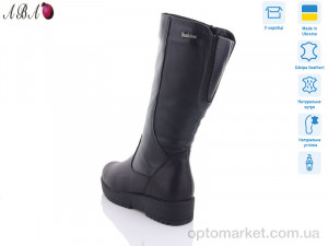 Чоботи жіночі 623D чорний DJUS SHOES чорний оптом от Optomarket