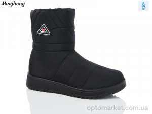 Купить Дутики жіночі 625 Minghong чорний