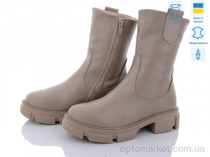 Купить Черевики жіночі 627 бежевий зима Mona Lisa бежевий