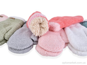 Рукавиці дитячі 6366 mix Henu мікс  оптом от Optomarket