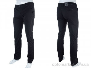 Брюки чоловічі 640126 black Ggraces чорний  оптом от Optomarket