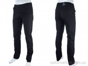 Брюки чоловічі 640127 black Ggraces чорний  оптом от Optomarket