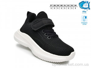 Кросівки дитячі 65010A Флип чорний  оптом от Optomarket