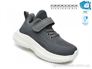 Кросівки дитячі 65010C Флип сірий  оптом от Optomarket