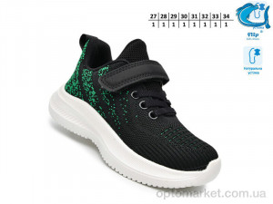 Кросівки дитячі 65011A Флип чорний  оптом от Optomarket