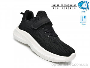 Кросівки дитячі 65015A Флип чорний  оптом от Optomarket