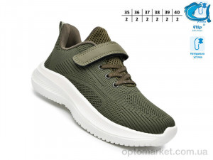 Кросівки дитячі 65015K Флип зелений  оптом от Optomarket