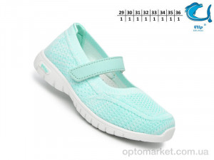 Туфлі дитячі 65021H Флип зелений  оптом от Optomarket