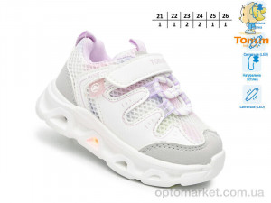 Кросівки дитячі 65046D LED TOM.M білий  оптом от Optomarket
