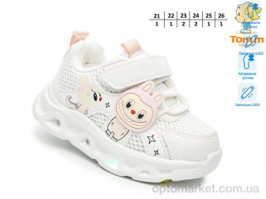 Кросівки дитячі 65047D LED TOM.M білий  оптом от Optomarket