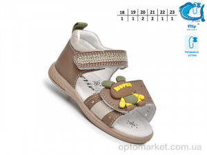 Сандалі дитячі 65051Z Флип коричневий  оптом от Optomarket