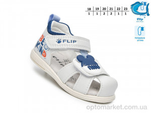 Сандалі дитячі 65052A Флип білий оптом от Optomarket