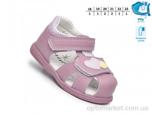 Босоніжки дитячі 65057W Флип фіолетовий оптом от Optomarket