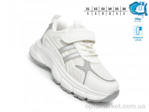 Кросівки дитячі 65064E Флип білий  оптом от Optomarket