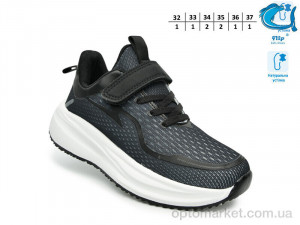 Кросівки дитячі 65120A Флип чорний  оптом от Optomarket