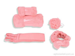 Купить Набори для ванної унісекс 66332 (10297) подарунковий набір pink (70x140+50x100) Malloory Home рожевий