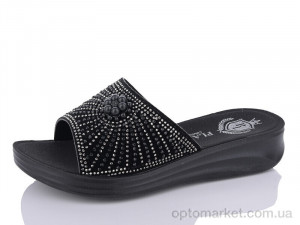 Купить Шльопанці жіночі 676 Plaza чорний