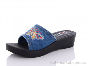 Купить Шльопанці жіночі 69 синій Sali синій