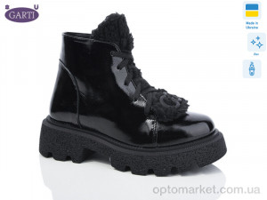 Купить Черевики жіночі 6971 чорний лак байка Garti чорний