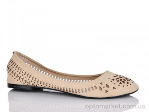 Купить Балетки жіночі 7-001 Lion бежевий