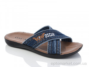 Купить Шльопанці чоловічі 7 синій Oscar синій