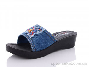Купить Шльопанці жіночі 70 синій Sali синій