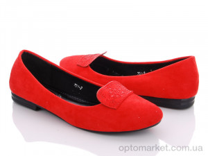 Купить Балетки женские 701-2 QQ shoes красный