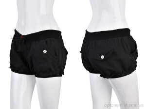 Шорти жіночі 7012-5 black (02019) Shandian чорний  оптом от Optomarket
