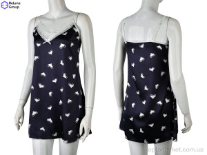 Нічна сорочка жіночі 70283 navy Xuelixiang синій  оптом от Optomarket