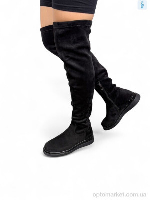 Купить Ботфорти жіночі 703-191 Stefaniya nina чорний