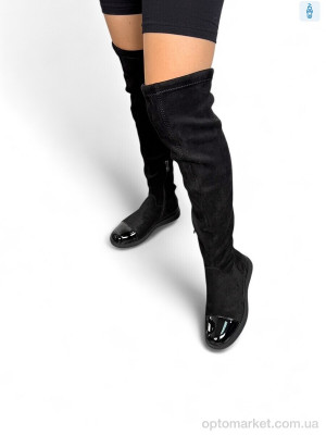 Купить Ботфорти жіночі 703-195 Stefaniya nina чорний