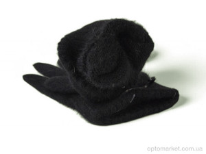 Рукавички жіночі 7063 black (хутро) mix Henu чорний  оптом от Optomarket