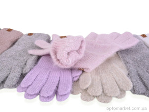 Рукавички жіночі 7068 mix Henu мікс  оптом от Optomarket