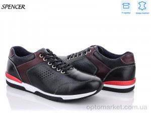 Купить Кросівки чоловічі 71 black кожа Foremost чорний