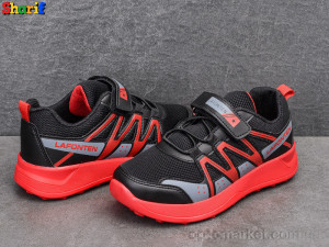 Кросівки дитячі 710-7 Lafonten чорний  оптом от Optomarket