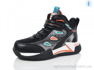 Купить Черевики дитячі 71651B black-green Lilin чорний