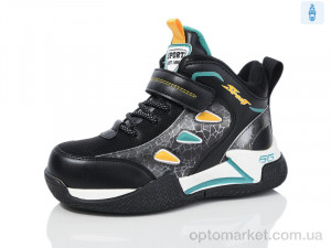 Купить Черевики дитячі 71651B black-yellow Lilin чорний